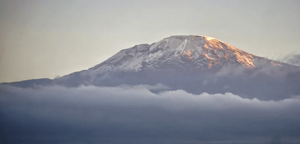 Kilimanjaro rising above a sea of clouds
